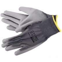 Yato - YT-74719 guanto de guanti di sicurezza de fabbrica Grigio poliestere, poliuretano 1 pezzo(i)