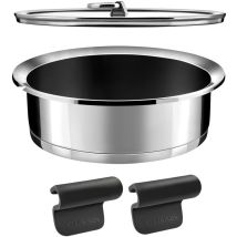 Ycône - Lot 1 Sauteuse Revêtement Céramique 24 Cm, 2 Anses Et 1 Couvercle