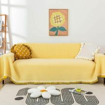 Qersta - Yellow Sofa Cover, X-Large Couch Cover for 3 Cushion Couch Dog Couch Cover Recliner Couch Slipcovers Couch Covers for 3 Cushion Couch