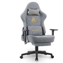 Ymino Gaming Stuhl, Ergonomischer Bürostuhl, Rennstuhl-design Pc Stuhl, Vintage-pu-leder, Verstellbarer Drehbarer Task Stühle Mit Fußstütze