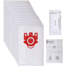 12 sacs d'aspirateur Miele f/j/m Series HyClean 3D Efficiency, sacs pour Miele 9917710 - Ymyny