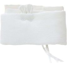 200cm Baby Bed Bumper For Newborns, Padded Pillow With Cute Bunny Ears (white) - Ymyny