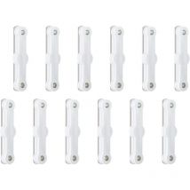 Aimants de fenêtre, lot de 12 aimants permanents rectangulaires auto-adhésifs en terres rares avec clip magnétique pour protection contre les