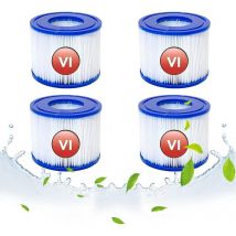 Cartouches filtrantes de rechange pour Bestway vi, cartouche filtrante vi pour Lay-Z-Spa Miami, pour Vegas, pour Monaco-Size, filtre Jacuzzi, pour
