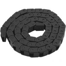 Chaîne de câble 10 × 10 mm, chaîne de câble d'impression 3D, pour fraiseuse cnc d'imprimante 3D, noir - Ymyny