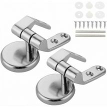 Charniere Abattant wc Fixations de Remplacement Charniere Abattant En Alliage De Zinc wc Siège Charnière pour bois Résine mdf Abattant wc - Ymyny