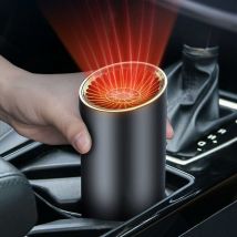 Chauffage et refroidissement de voiture 12 v, ventilateur de chauffage de voiture portable 2 en 1 12 v 150 w, dégivreur et désembueur de pare-brise à