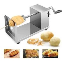 YMYNY Coupe-pommes de terre en acier inoxydable, trancheuse, coupe-frites, Twister, coupe-spirale de pommes de terre, durable, petits appareils en