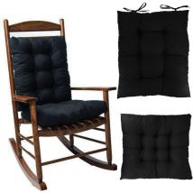 Coussin de chaise à bascule, coussin d'assise/dossier avec attaches, ensemble de coussins de chaise longue, coussin de chaise de patio rembourré