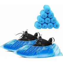 Couvre-chaussures jetables, 100 pièces de couvre-chaussures, couvre-chaussures jetables, couvre-chaussures en plastique pour chaussures pour hommes