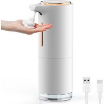 Distributeur de savon automatique, distributeur de savon automatique de 250 ml, batterie rechargeable de 1 200 mAh, distributeur de savon de cuisine,
