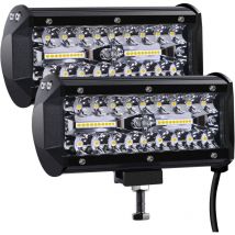 Ymyny led Work Light 12V 300W 7'' Car led Spotlight 12v Waterproof IP67 Spot Flood led Fog Lights 27,000lm Work Lights for Car Truck Tractor suv