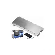 Ymyny - Pare-brise pliable en alliage d'aluminium 10 panneaux pour camping