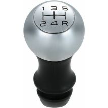 Pommeau de levier de vitesse chromé adaptateur de levier de tête manuel Transmission à 5 vitesses adapté pour Peugeot 106 206 207 306 307 407 408 508