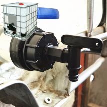 Raccord S60X6 - Robinet pehd pour réservoir d'eau de 1000 l - Ymyny