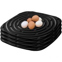 Tapis de nidification pour poulailler - Tapis de nidification noirs - Boîtes de dépôt de poulet portables, tapis de nidification d'œufs - Ymyny