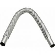 Tuyau d'échappement De Chauffage Acier Inoxydable Argent 60cm Pour Voiture - Ymyny