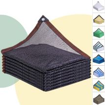 YMYNY Voile d'ombrage 3 x 4 m, filet d'ombrage avec effet d'ombrage à 50 %, filet d'ombrage, filet de protection UV, filet de jardin de balcon