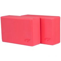 Avento - Yoga Block - Set mit 2 Stück - Pink