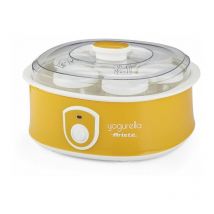 Yogurella - Yogurtiera macchina per Yogurt 20W 1,3 litri + 7 vasetti in vetro - giallo