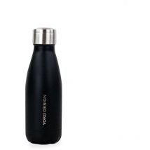 Bouteille isotherme noir mat 26 cl - Yoko Design