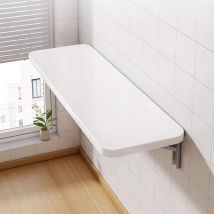 Yongqing - Table Murale Rabattable Petite Table Rabattable pour Cuisine buanderie Restaurant Bureau(Blanc)