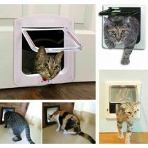 Swyeoot - Yoouyida Chati re Pour Cat Dogs Petit Chati re Porte Puce 4 lanes lockable easy to install