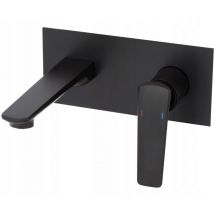 York Black Basin Mixer For Concealed Installation Tap