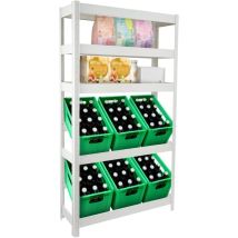 Yorking Getränkekistenregal Platzsparender Kistenständer Massives Kistenregal Für Wasserkisten Bierkisten Mehr Standing Shelf Units Drinks Beer Water 