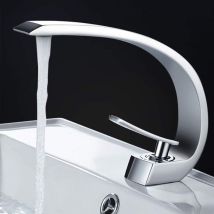 Yorking Waschtischarmatur Bad Wasserfall Wasserkran Waschbecken Armatur Chrom Für Bad Und Küche