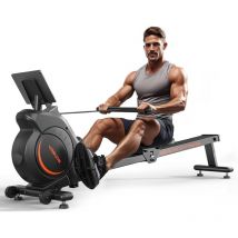 Yosuda Testsieger Rudergerät Für Zuhause, Ultraleise Magnetische Rudermaschine (cardio-training), 16 Widerstandsstufen, App & Lcd, Platzsparend 