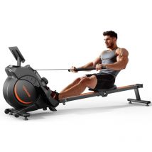 Yosuda Testsieger Rudergerät Für Zuhause, Ultraleise Magnetische Rudermaschine (cardio-training), 16 Widerstandsstufen, App & Lcd, Platzsparend 