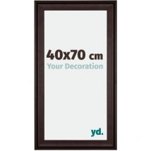 Your Decoration - 40x70 cm - Cadres en Bois avec Verre acrylique - Anti-Reflet - Excellente Qualité - Brun - Cadre Decoration Murale - Birmingham.