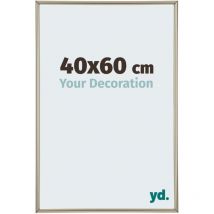 Yd. - Your Decoration - 40x60 cm - Cadres Photos en Plastique Avec Verre Plexiglas - Excellente Qualité -Champagne - Cadre Decoration Murale - Annecy.