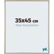 Yd. - Your Decoration - 35x45 cm - Cadres Photos en Plastique Avec Verre Plexiglas - Excellente Qualité -Champagne - Cadre Decoration Murale - Annecy.