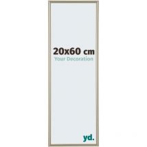 Your Decoration - 20x60 cm - Cadres Photos en Plastique Avec Verre Plexiglas - Excellente Qualité -Champagne - Cadre Decoration Murale - Annecy.