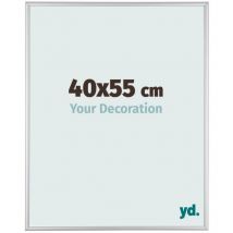 Your Decoration - 40x55 cm - Cadres Photos en Aluminium Avec Verre acrylique - Anti-Reflet - Excellente Qualité - Argent Mat - Cadre Decoration