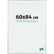 Your Decoration - 60x84 cm - Cadres Photos en Aluminium Avec Verre acrylique - Anti-Reflet - Excellente Qualité - Argent Brillant - Cadre Decoration