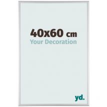 Your Decoration - 40x60 cm - Cadres Photos en Aluminium Avec Verre acrylique - Anti-Reflet - Excellente Qualité - Argent Mat - Cadre Decoration