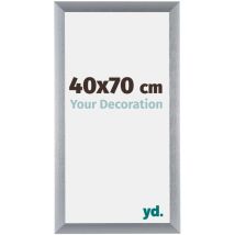 Your Decoration - 40x70 cm - Cadres Photos en Aluminium Avec acrylique - Anti-Reflet - Excellente Qualité - Argent Brossé - Cadre Decoration Murale