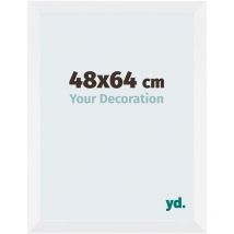 Your Decoration - 48x64 cm - Cadres Photo en mdf Avec Verre acrylique - Anti-Reflet - Excellente Qualité - Blanc Mat - Cadre Decoration Murale