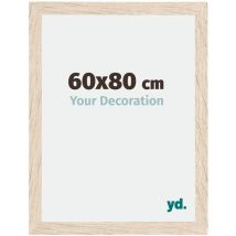 Your Decoration - 60x80 cm - Cadres Photo en mdf Avec Verre acrylique - Anti-Reflet - Excellente Qualité - Chêne - Cadre Decoration Murale - Catania.