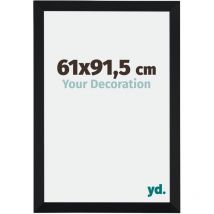 Your Decoration - 61x91.5 cm - Cadres Photo en MDF Avec Verre acrylique - Anti-Reflet - Excellente Qualité - Noir Mat - Cadre Decoration Murale