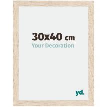 Your Decoration - 30x40 cm - Cadres Photo en mdf Avec Verre acrylique - Anti-Reflet - Excellente Qualité - Chêne - Cadre Decoration Murale - Catania.