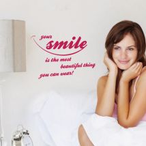 Your Smile, Sticker murale - 14 x 70 cm