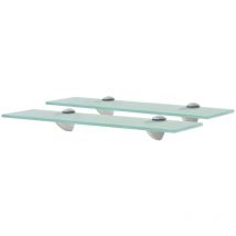 Furniture Limited - Mensole Galleggianti 2 pz in Vetro 40x10 cm 8