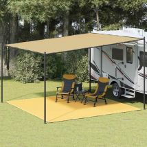Inlife - Furniture Limited - Tappeto da Tenda 400x400 cm Beige