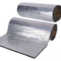 Youyijia Car Sound Deadening Mat 10mm THICK Self-Adhesive Audio Noise Dampening Mat 50x200cm/Roll Foil-Faced Insulation Foam Insulation Deadener