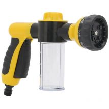 Youyijia Hose Spray Gun Foam Sprayer Snow Foam Gun for Hose Pipe, with Soap Dispenser, 8 Patterns High-Pressure Sprayer for Lawn Garden Watering Car