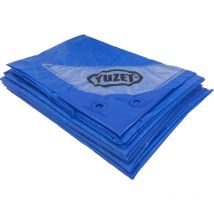 1.8m x 2.4m Blue XT Tarpaulins Heavy Duty Tarp Ground Sheet Ribbed Strength